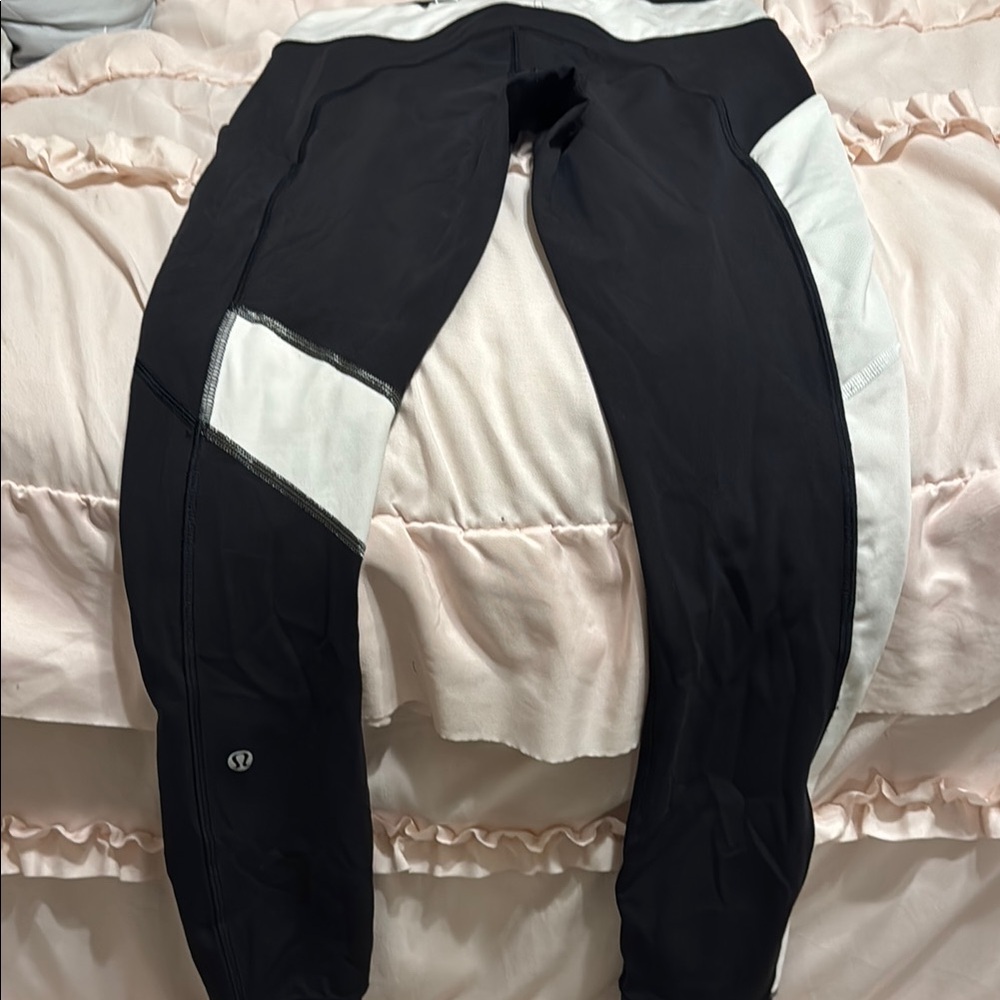 Black and White Athletic Leggings